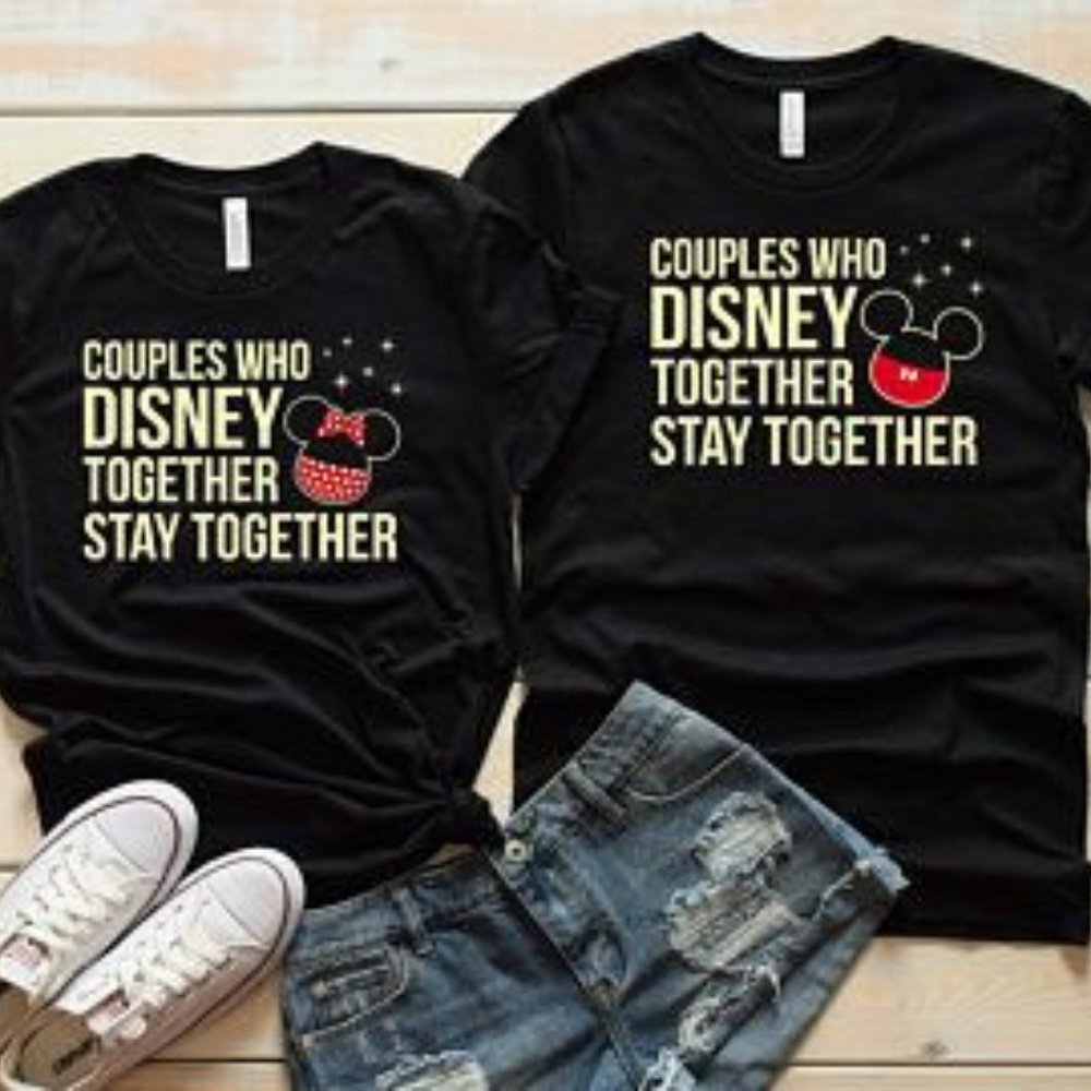 Couples Who Disney Together T-Shirt Set